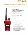245 MHz VHF CB Radio Yaesu FT-24R VHF 245 MHz Portable 80 Channel Radio.JPG